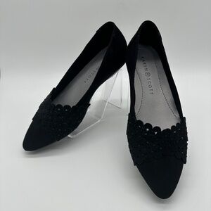 Karen Scott Adella Pointed-Toe Flats Black Size 5.5 M